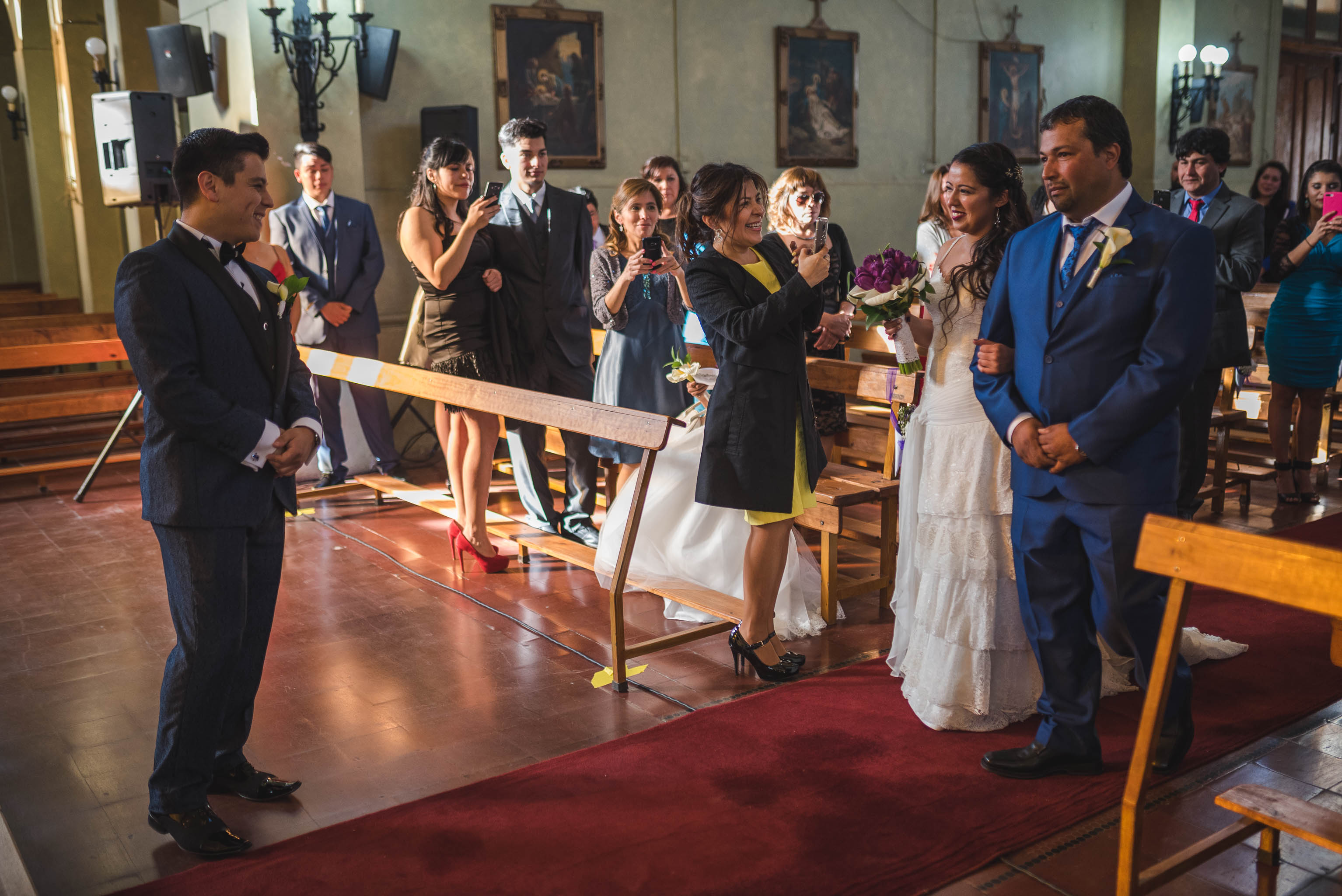 Matrimonio-centro de eventos-oliveto-santiago-fotógrafo de matrimonios-Iglesia de la Inmaculada Concepción-talagante