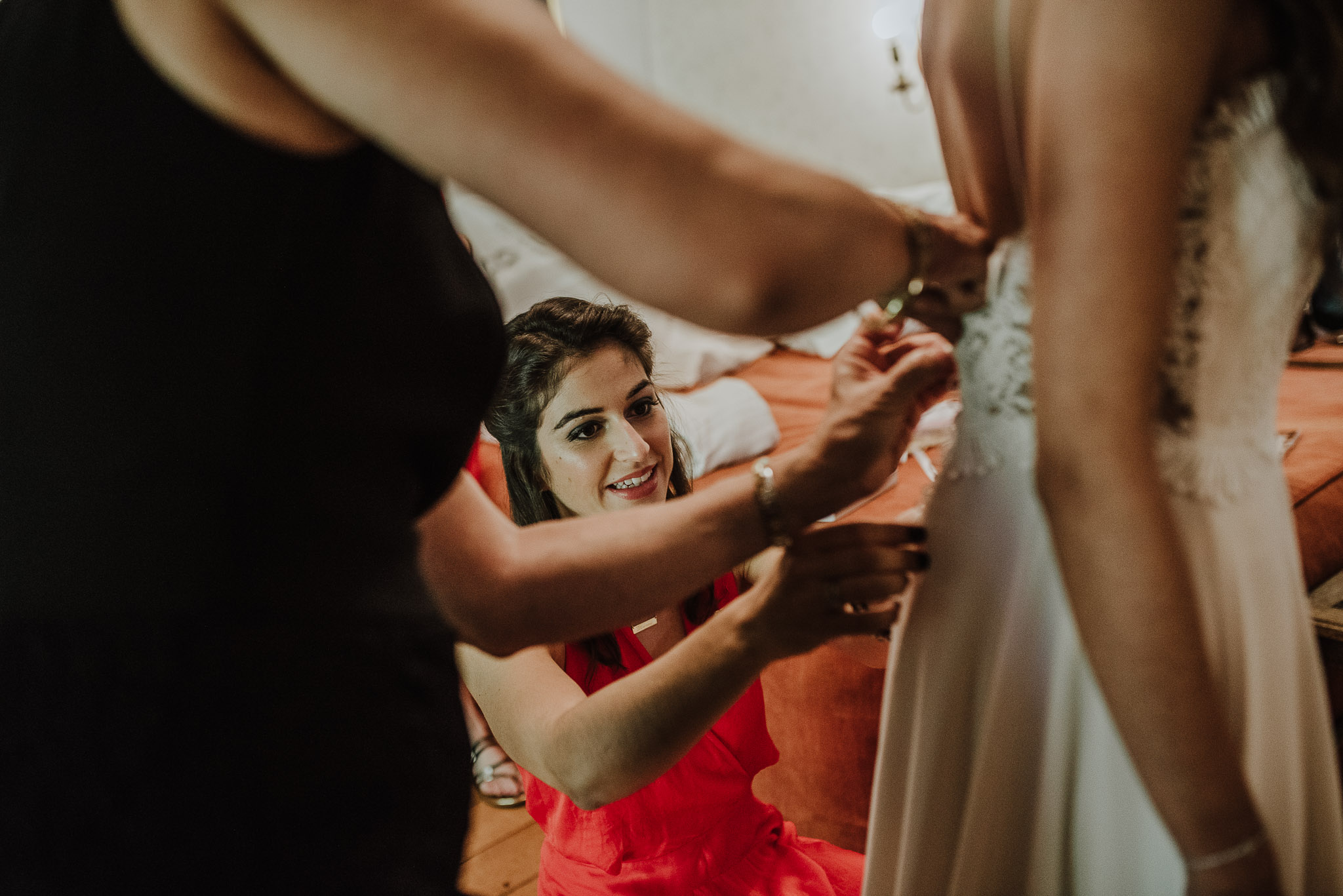 preparativos-novia-casa de campo fuller-vestido de novia