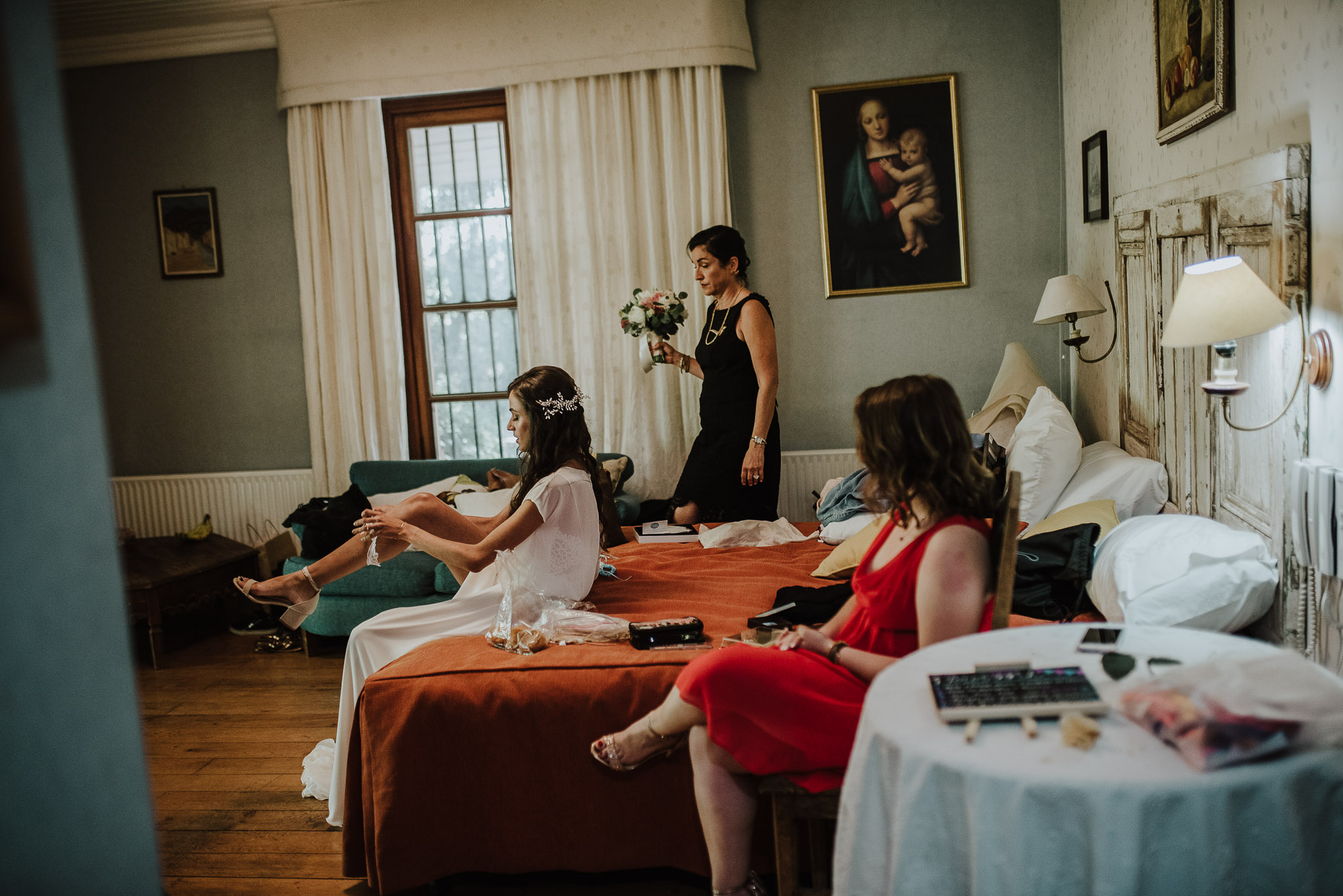 preparativos-novia-casa de campo fuller